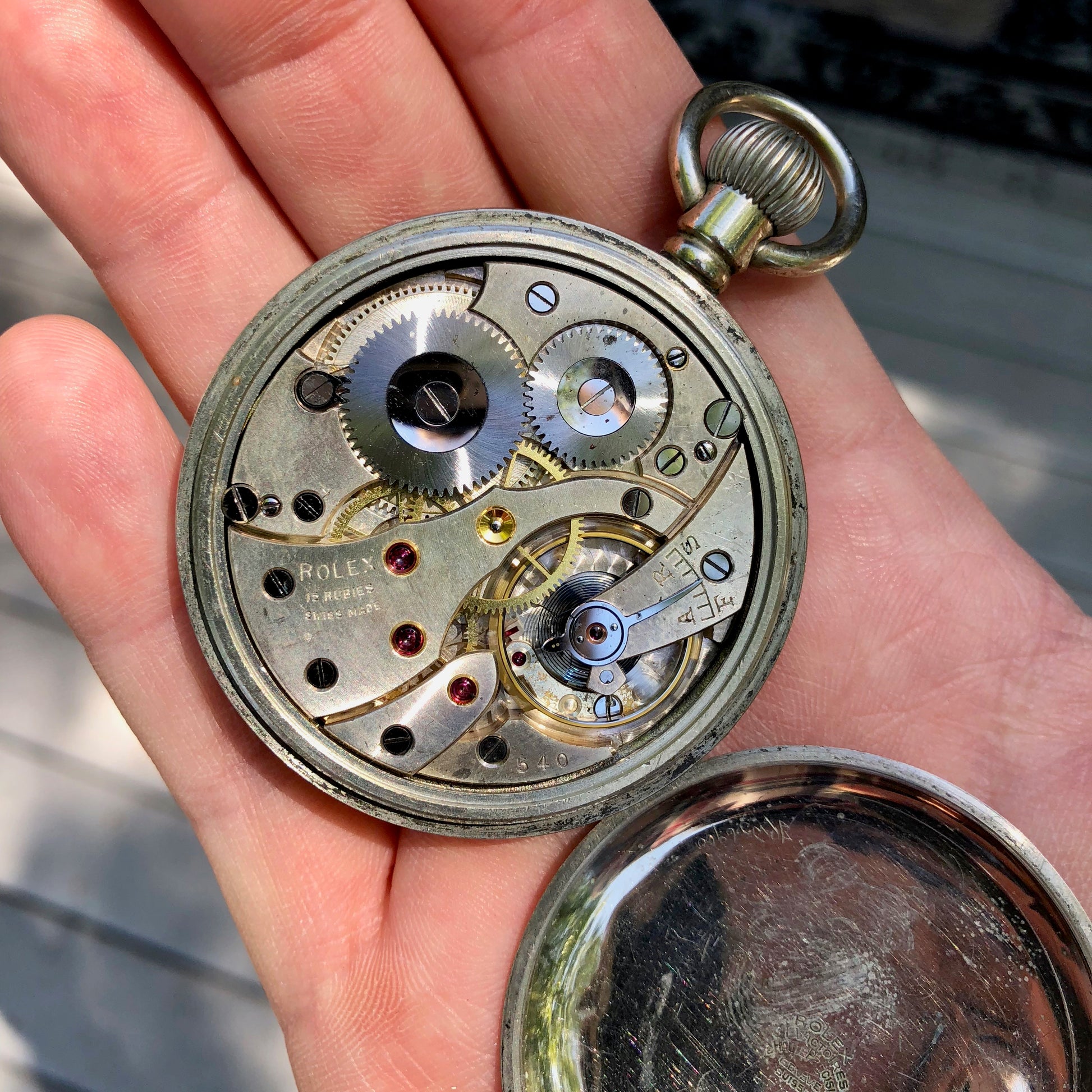 rolex pocket watch movement