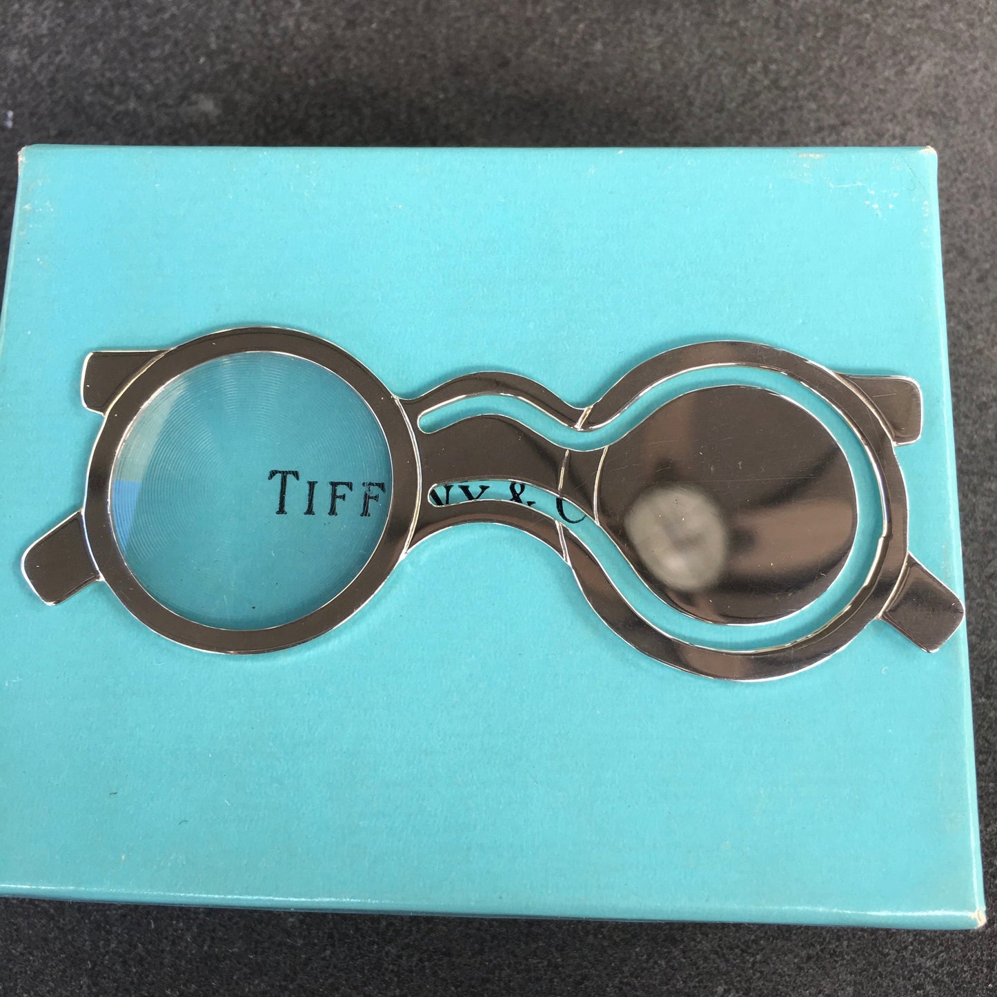 Tiffany & Co. Sterling Silver .925 Spectacles Eyeglasses Bookmark - Hashtag Watch Company