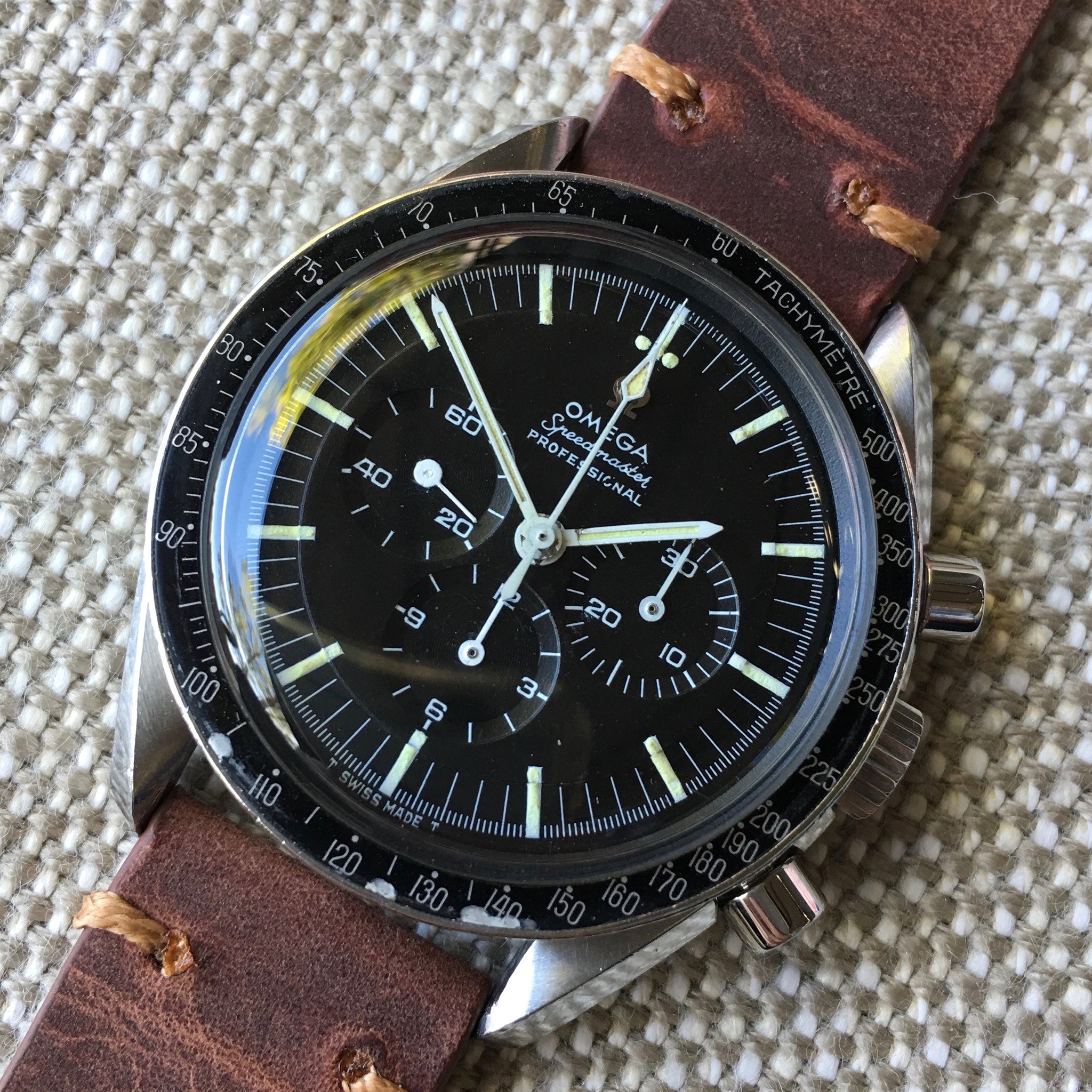 Vintage Omega Speedmaster Moon Chronograph 145.012 SP 1967 Cal