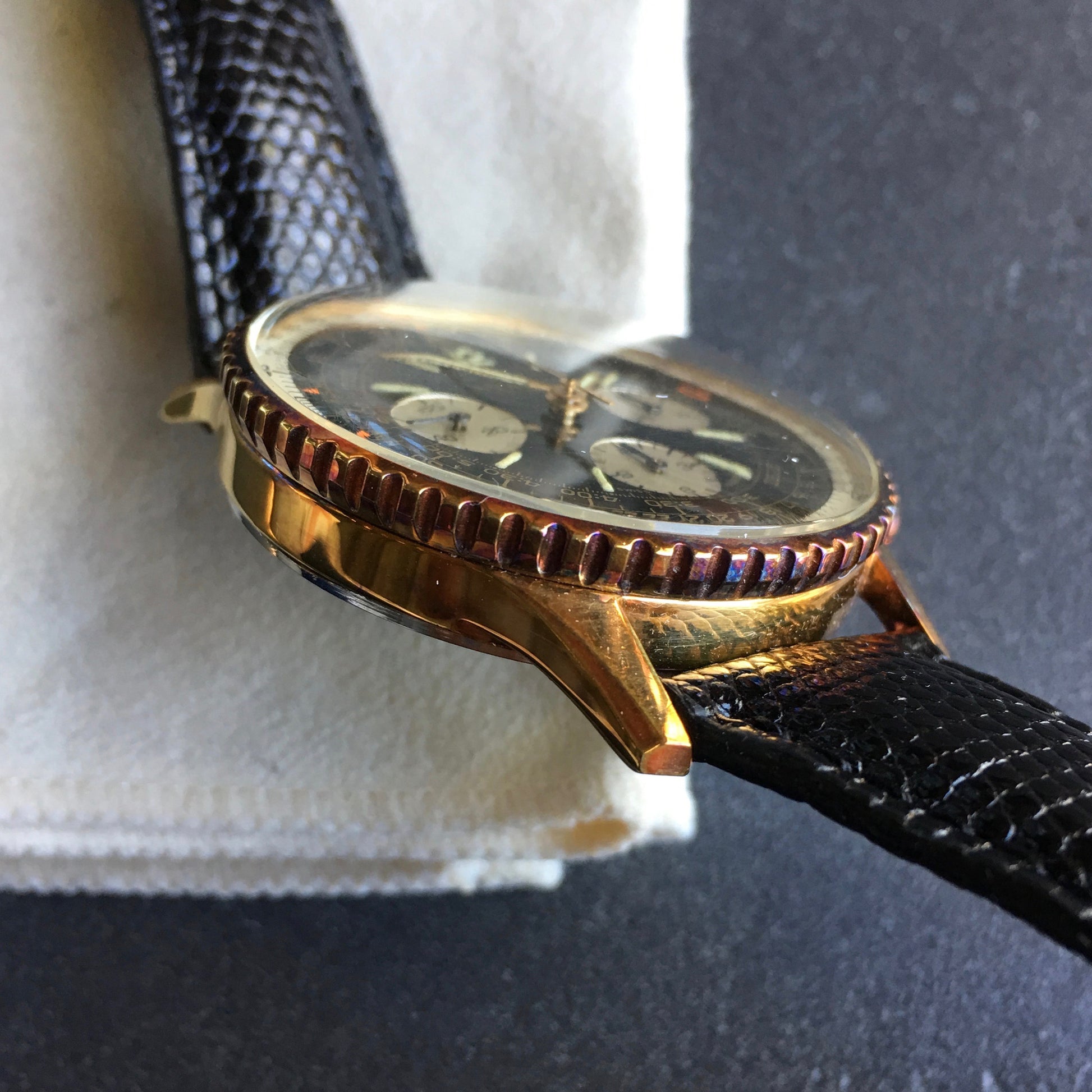 Vintage Breitling Navitimer 806 Gold Filled "New Old Stock" Venus 178 Wristwatch - Hashtag Watch Company
