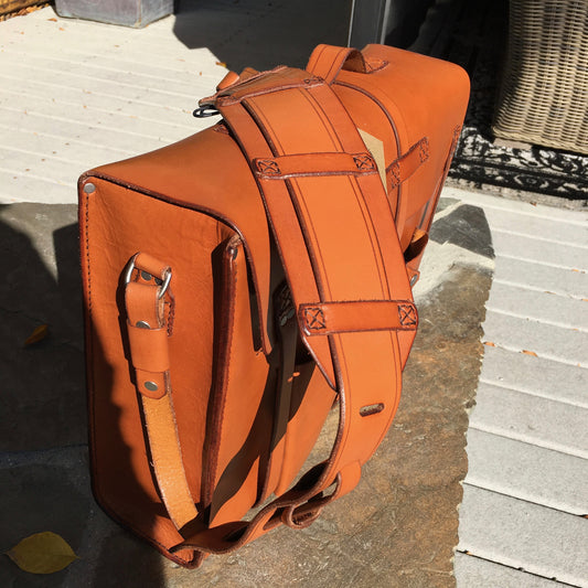 JPDco Leather Messenger Bag Custom Briefcase Laptop Bag Handmade Leather Bag - Hashtag Watch Company