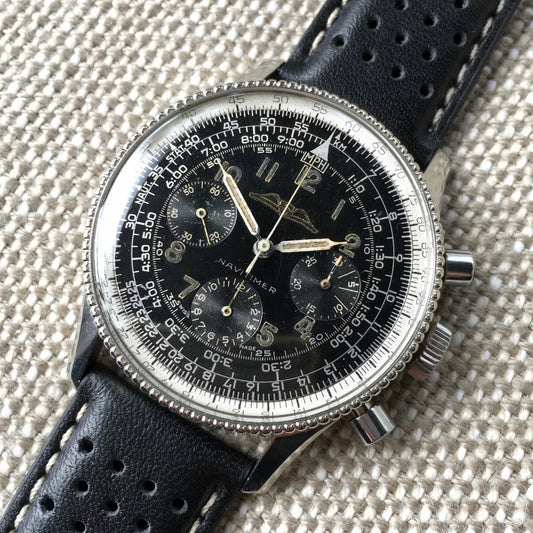 Vintage Breitling Navitimer 806 Steel Venus 178 Chronograph 1958 AOPA Wristwatch - Hashtag Watch Company