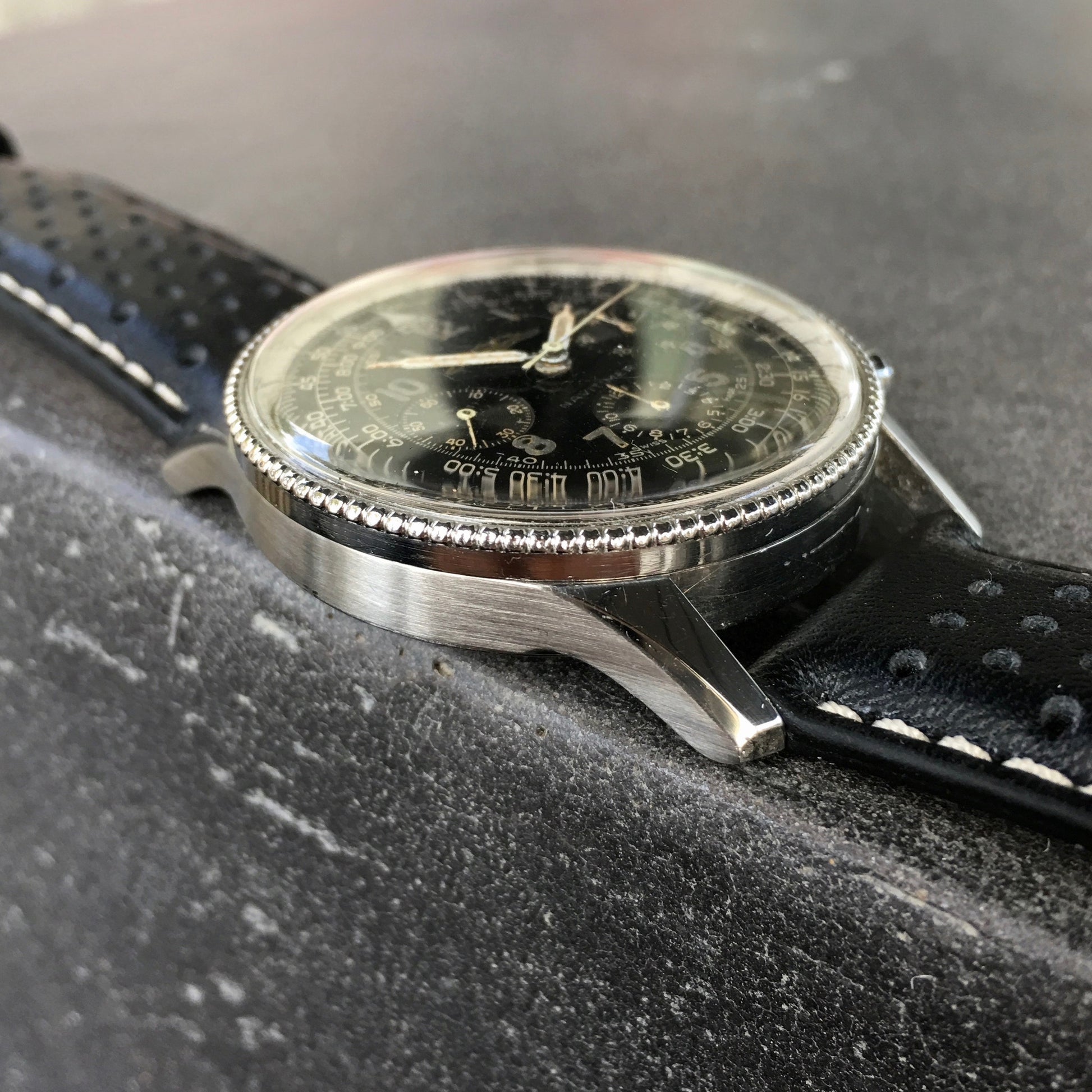 Vintage Breitling Navitimer 806 Steel Venus 178 Chronograph 1958 AOPA Wristwatch - Hashtag Watch Company