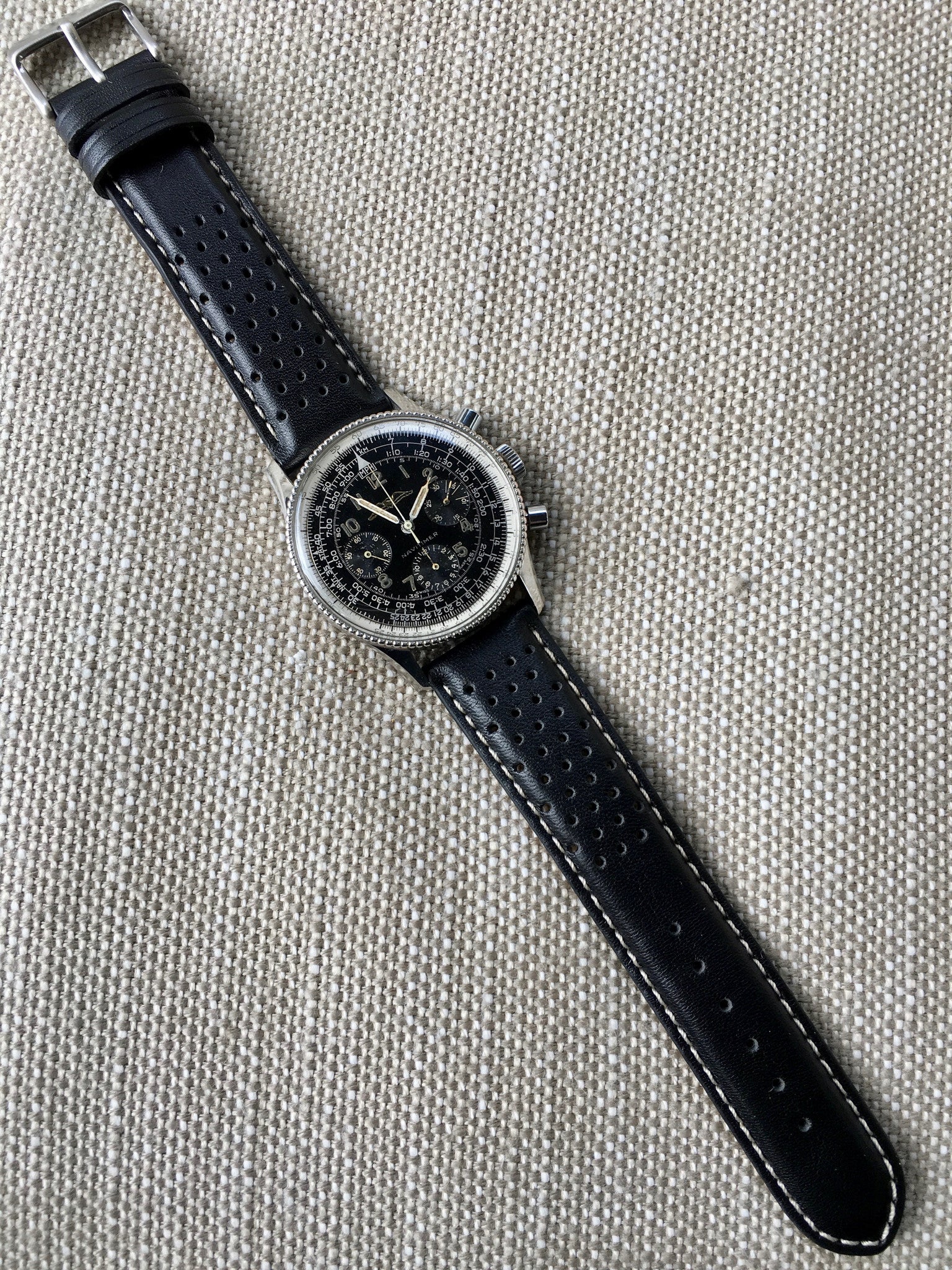 Vintage Breitling Navitimer 806 Steel Venus 178 Chronograph 1958 AOPA Wristwatch - Hashtag Watch Company