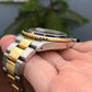 2002 Rolex Submariner Date 16613 Blue Two Tone Oyster 18K Steel Wristwatch Box Papers - Hashtag Watch Company