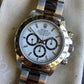 Rolex Daytona 16520 Zenith White Chronograph "U" Serial 1997 Steel Wristwatch - Hashtag Watch Company