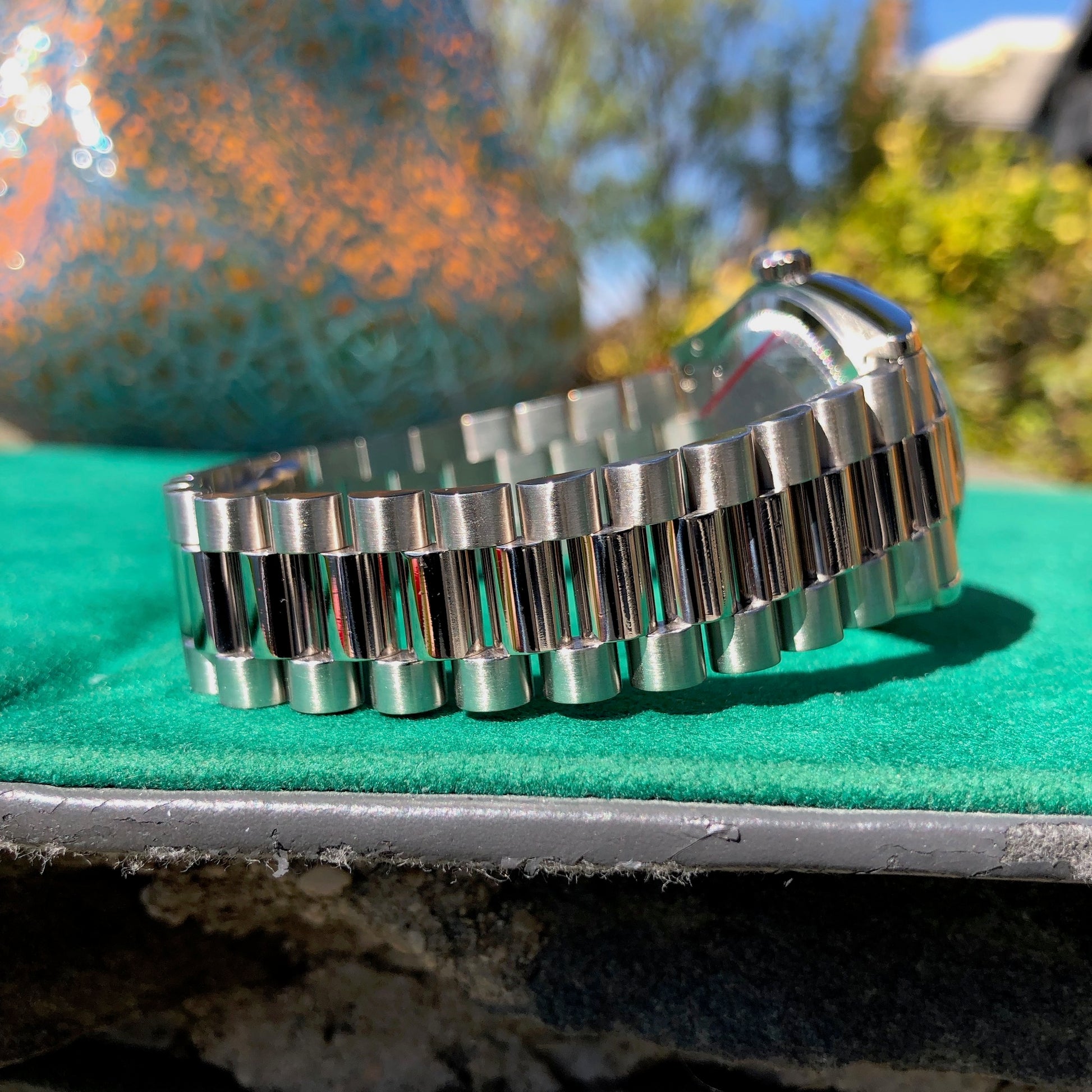 White gold 2025 president bracelet