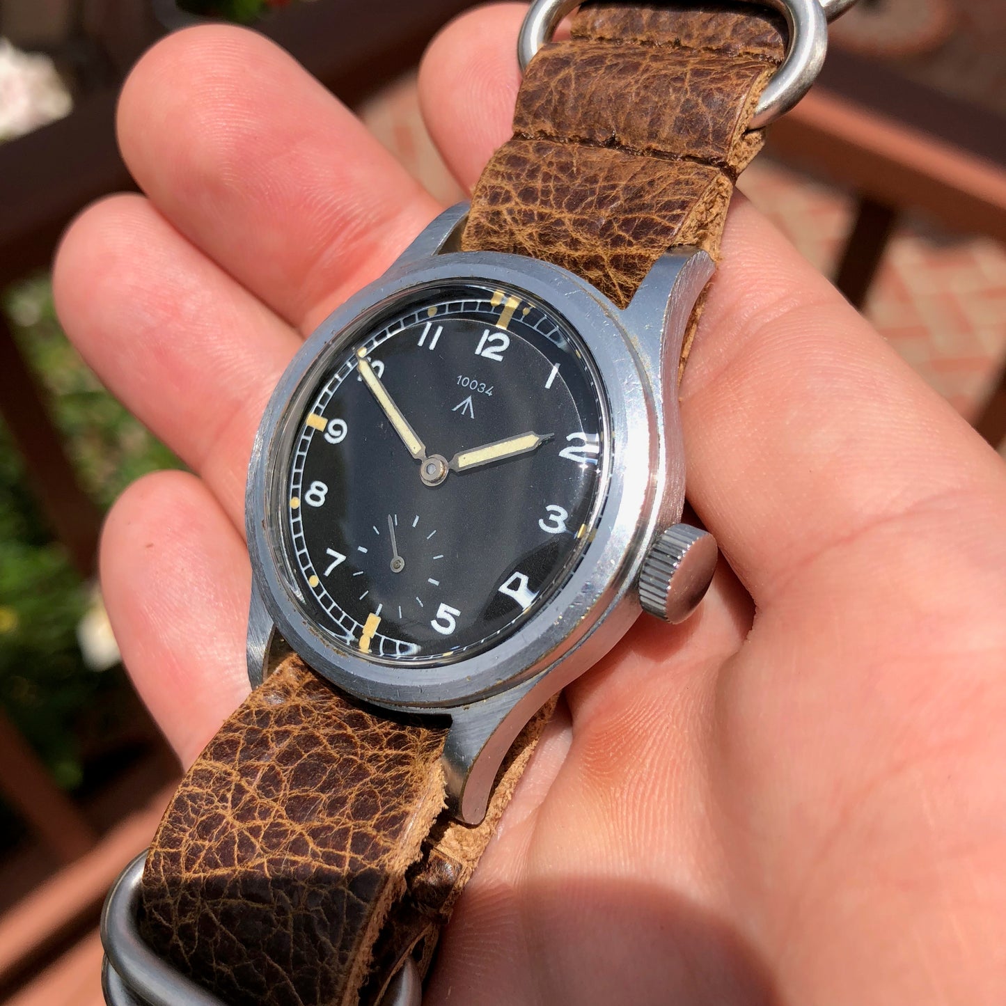 Vintage Record 10034 MoD WWW Military Dirty Dozen WWII Black Wristwatch - Hashtag Watch Company