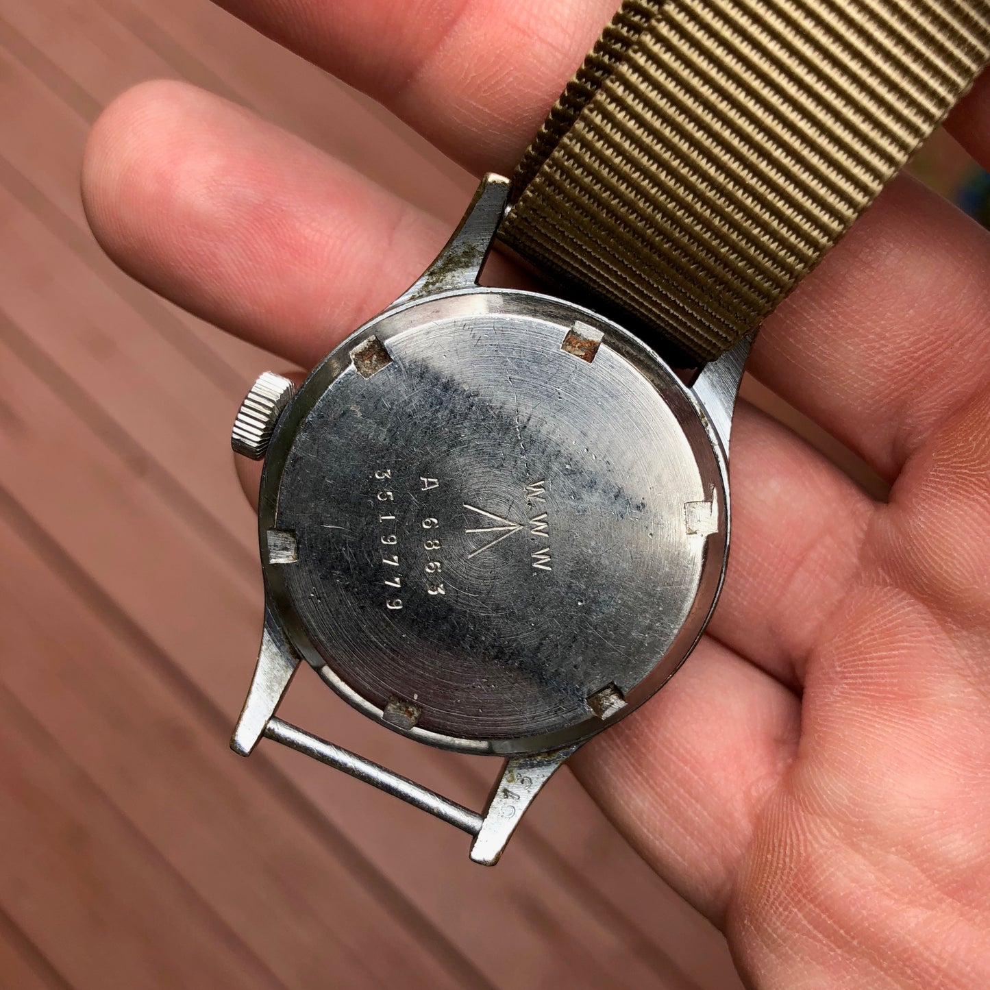 Vintage Vertex WWW Military Dirty Dozen British Military WWII Black Wristwatch - Hashtag Watch Company