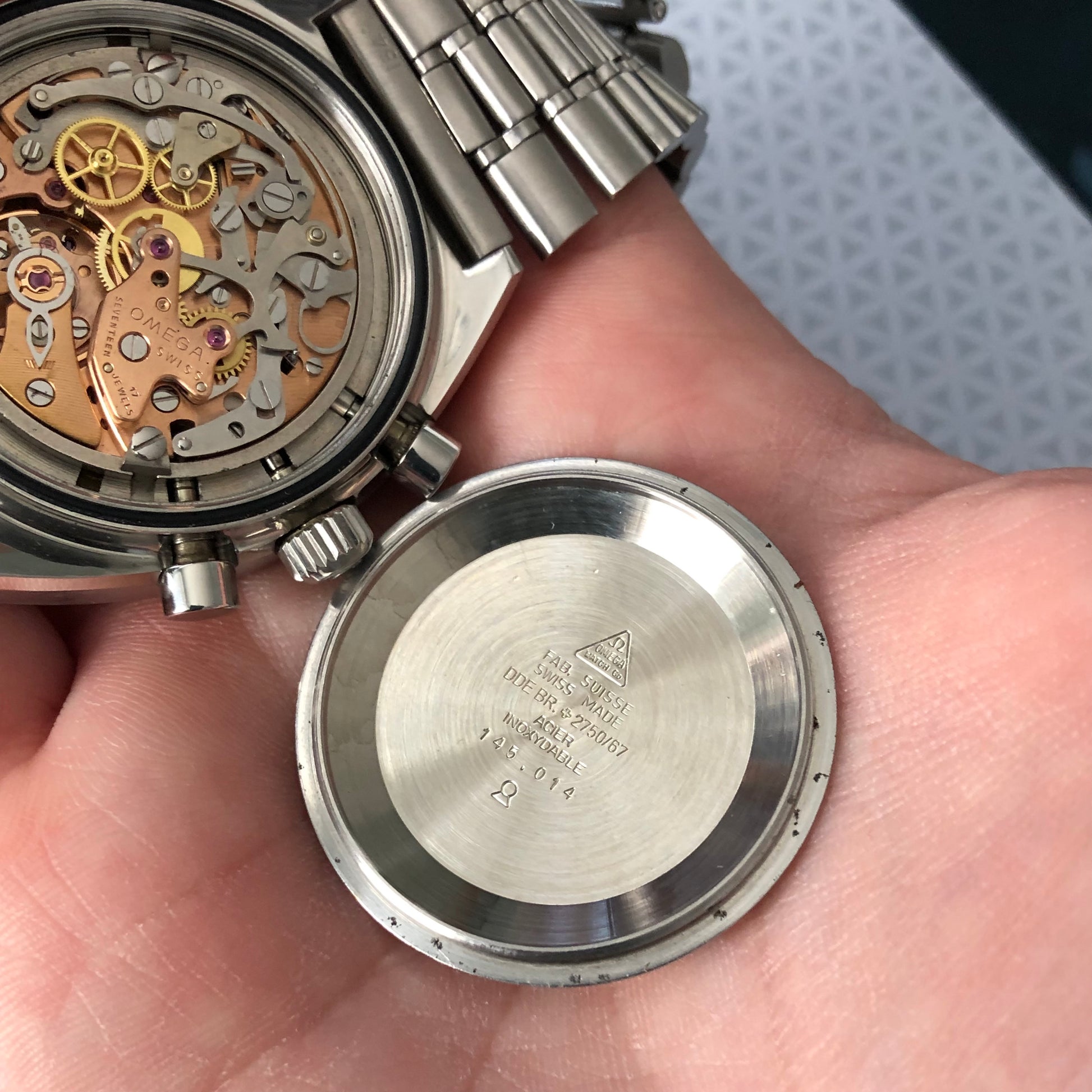 1969 Vintage Omega Speedmaster Mk II 145.014 Racing Dial Chronograph Steel Wristwatch - Hashtag Watch Company
