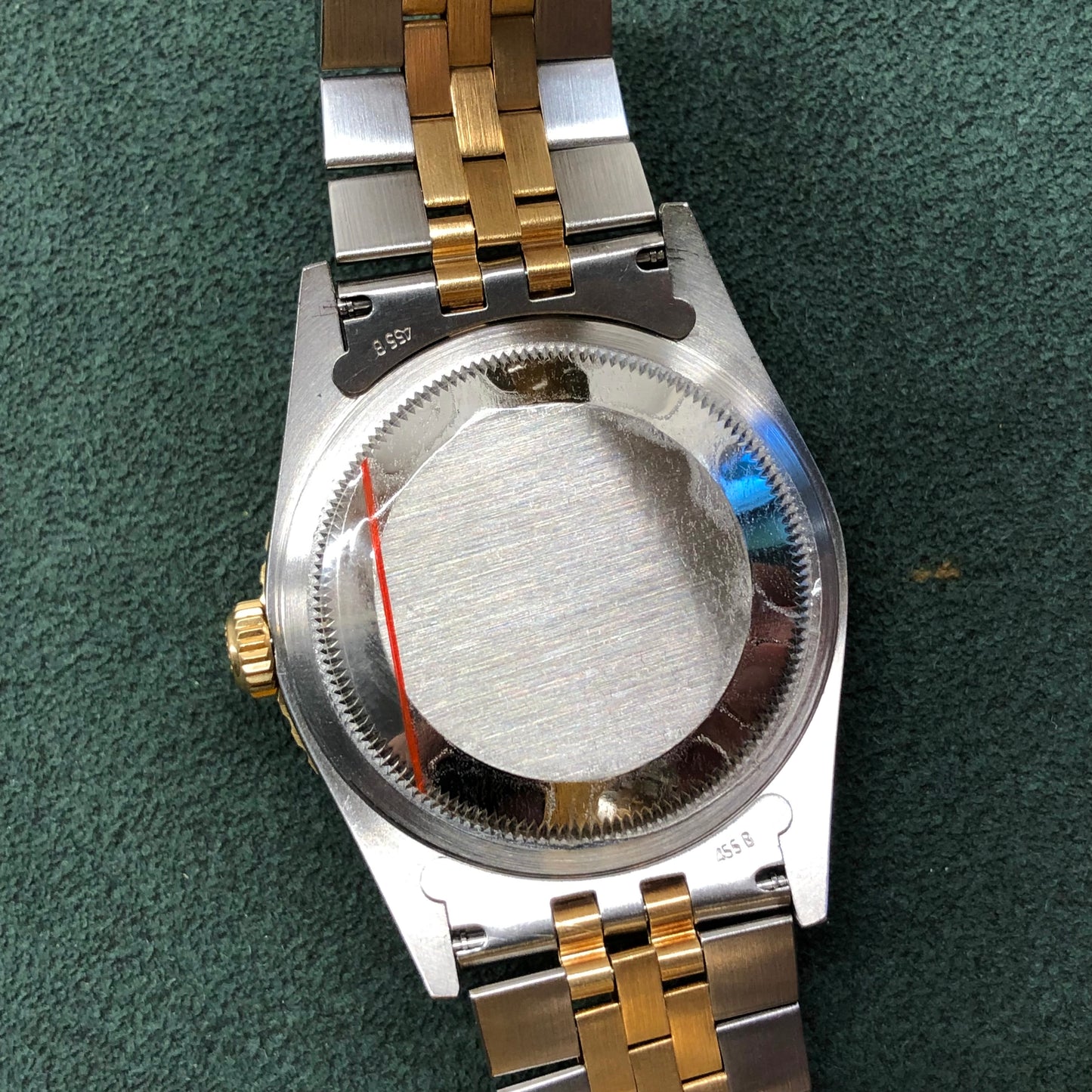 2000 Rolex Datejust Thunderbird 16263 Turn-O-Graph Blue Two Tone Jubilee Wristwatch - Hashtag Watch Company