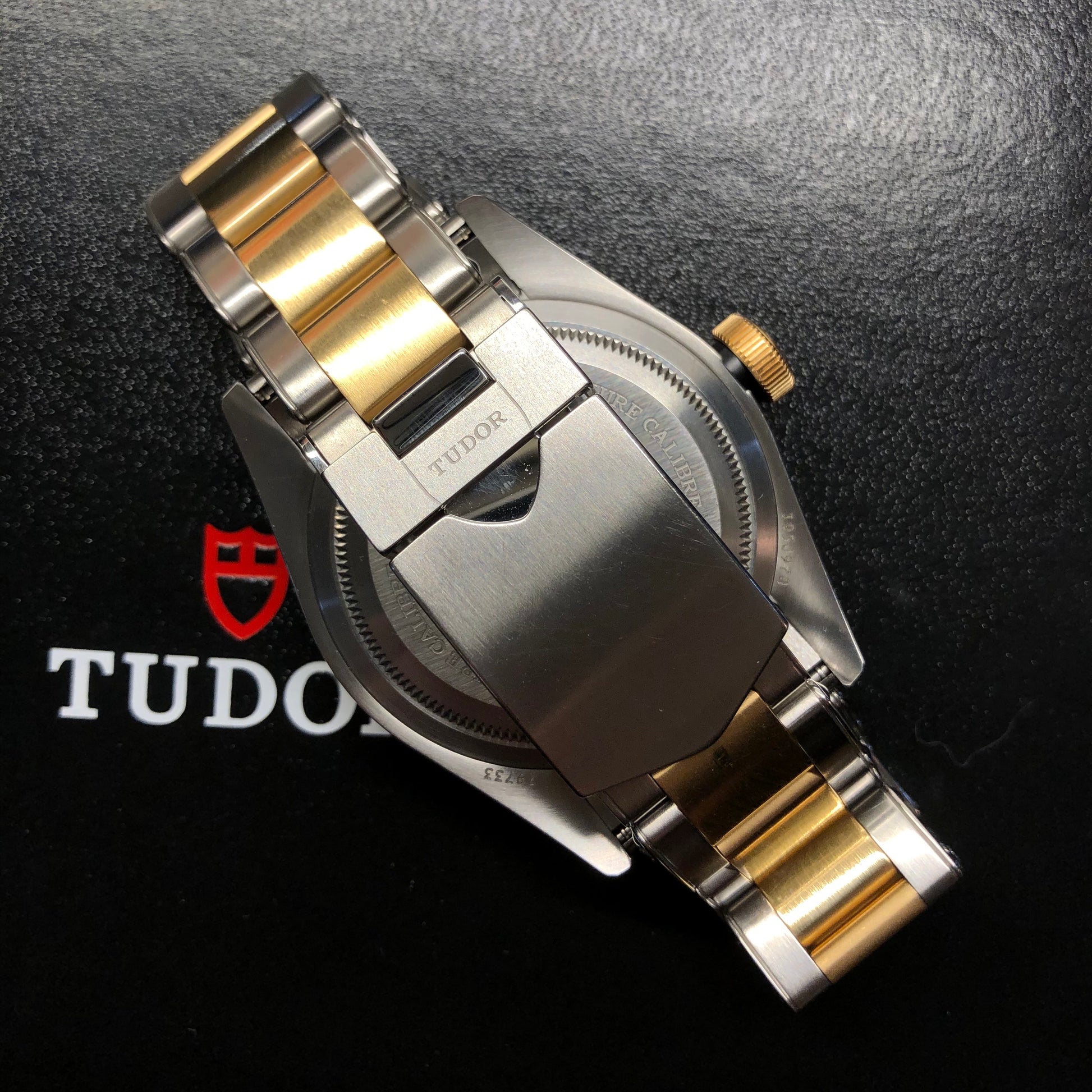 2020 Tudor Heritage Black 79733N Bay Two Tone Steel Gold Automatic 41mm Men's Wristwatch - Hashtag Watch Company