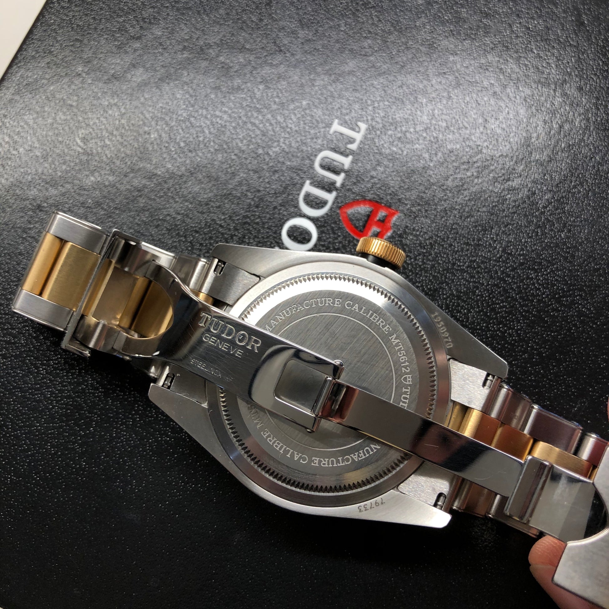 2020 Tudor Heritage Black 79733N Bay Two Tone Steel Gold Automatic 41mm Men's Wristwatch - Hashtag Watch Company