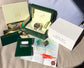 Rolex Submariner Date 16613 Serti Two Tone Stainless Steel Gold Diamond Champange Sapphire Wristwatch Box Papers - Hashtag Watch Company