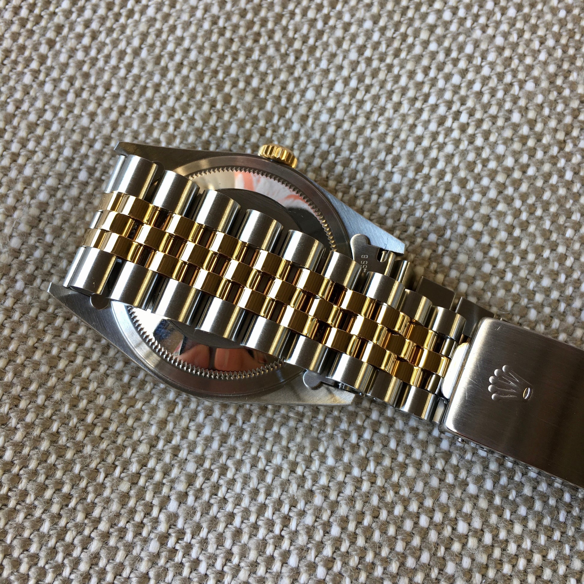Rolex Datejust 16233 White Stick Two Tone Cal. 3135 "S" 1993 Serial Watch - Hashtag Watch Company