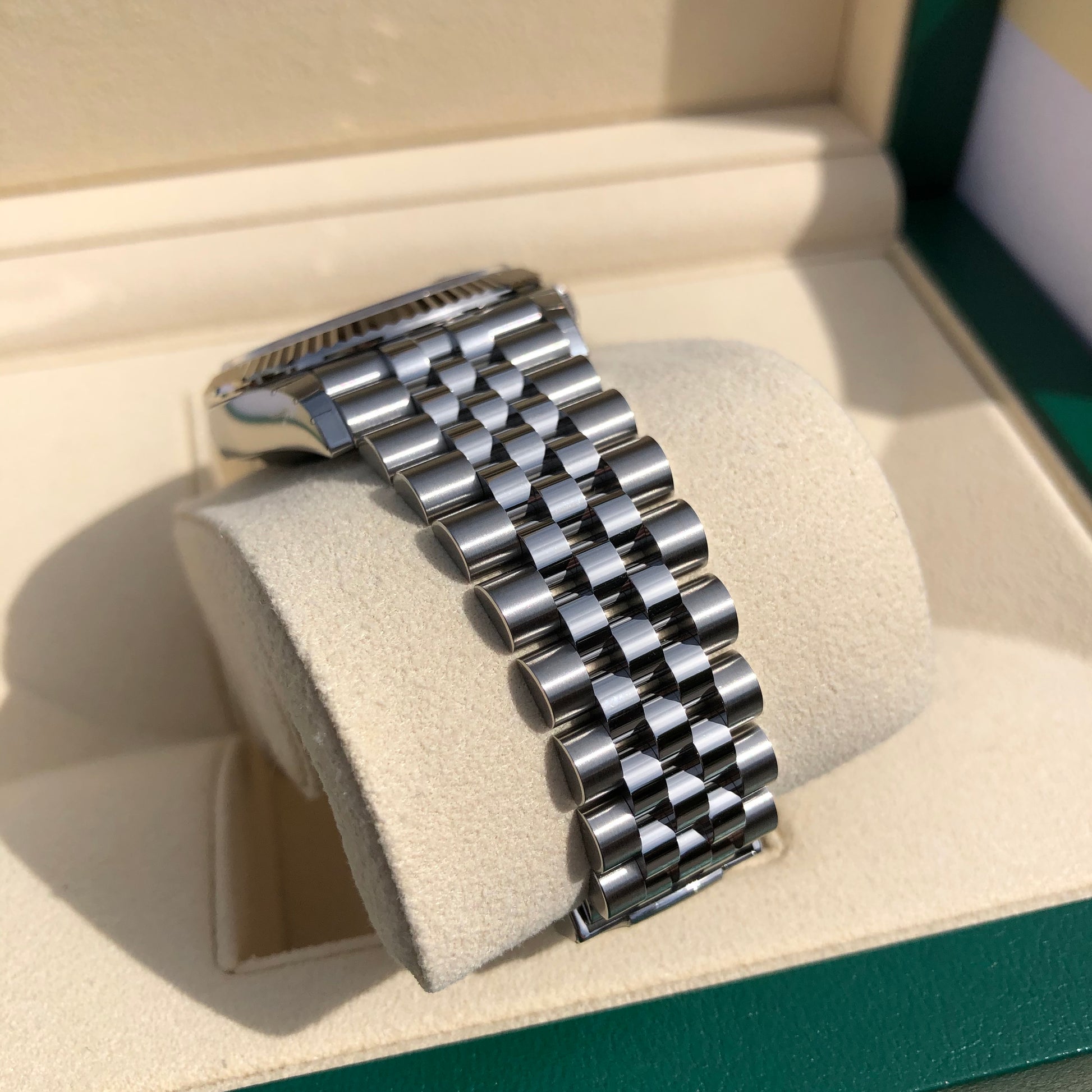 Rolex Datejust 126234 Silver Stick 36mm Jubilee Wristwatch Box & Papers New Unworn 2020 - Hashtag Watch Company