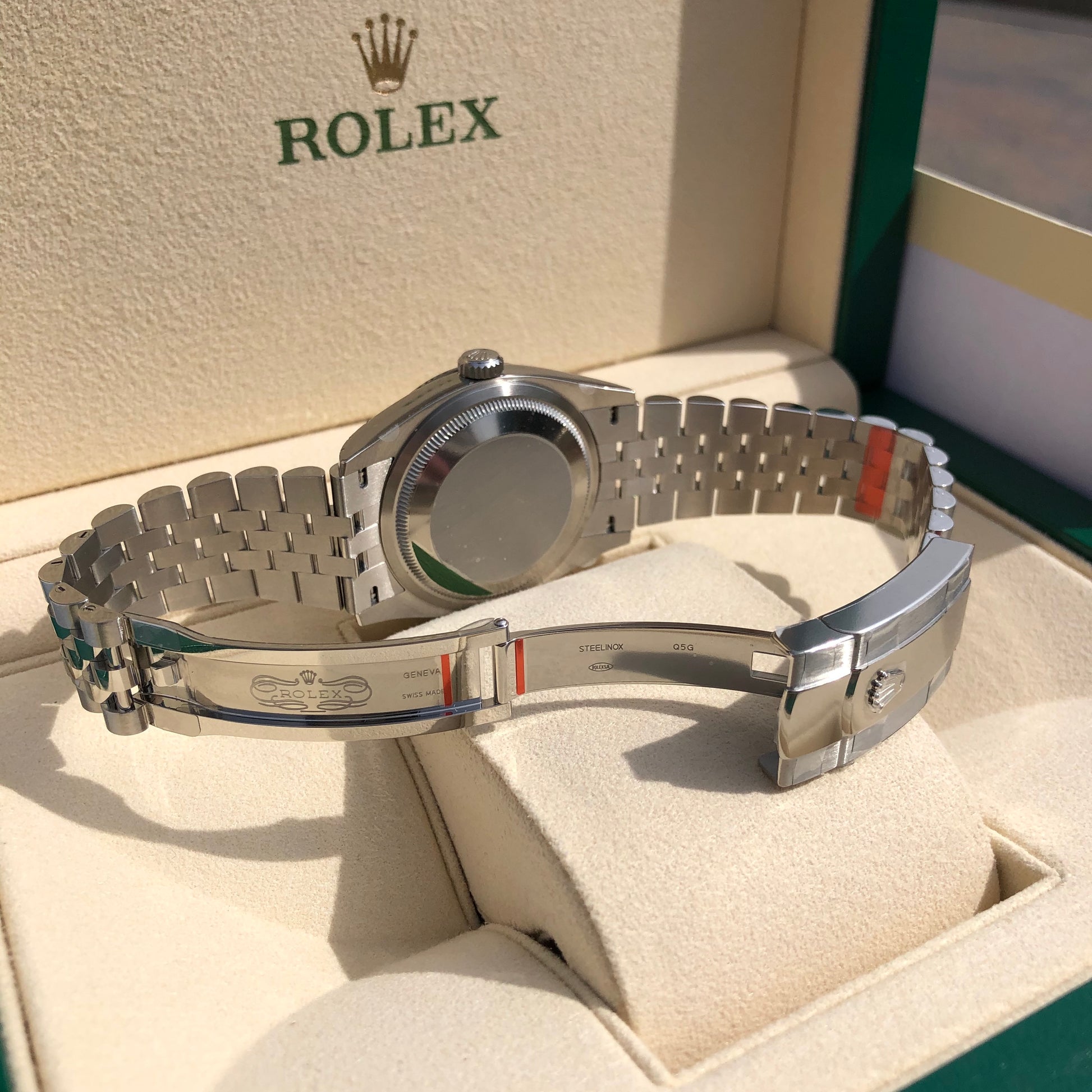 Rolex Datejust 126234 Silver Stick 36mm Jubilee Wristwatch Box & Papers New Unworn 2020 - Hashtag Watch Company