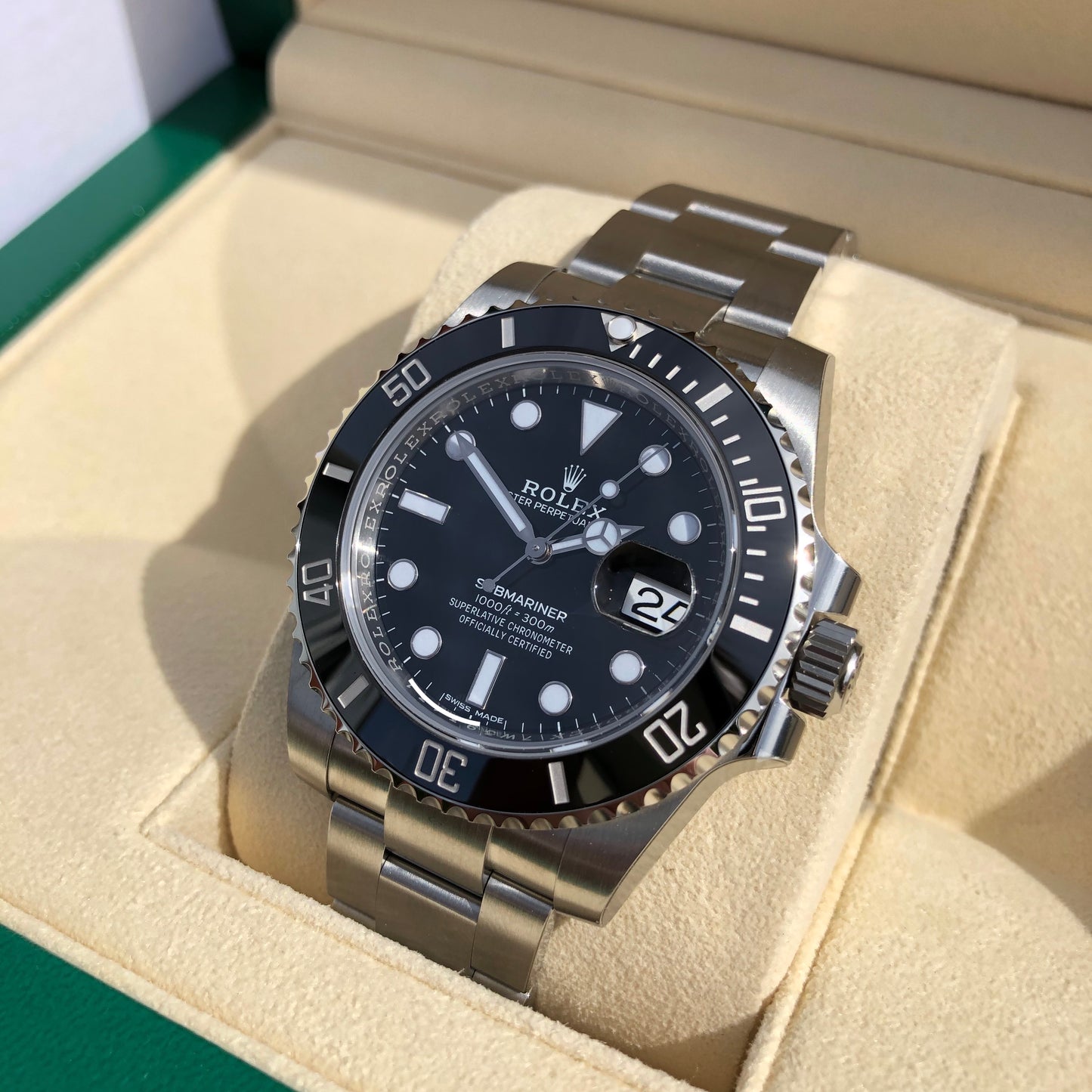 Rolex Submariner Date 116610LN Steel Ceramic Wristwatch New Factory Wrapped Box Papers - Hashtag Watch Company