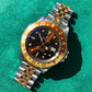 Vintage Rolex GMT MASTER 16753 Root Beer Tiger Eye Nipple Jubilee Bracelet Wristwatch Circa 1981 - Hashtag Watch Company