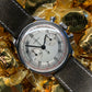 Lemania Multiscale Sector Dial 27CH Chronograph 35mm Steel Vintage Wristwatch - Hashtag Watch Company