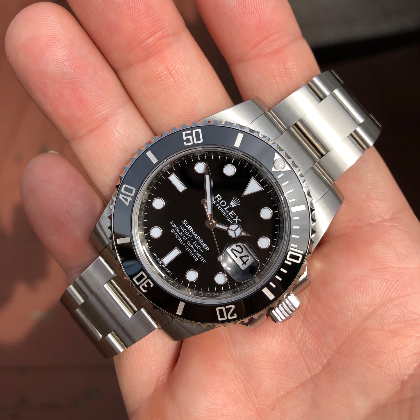 Rolex Submariner Date 116610LN Steel Ceramic Wristwatch New Factory Wrapped Box Papers - Hashtag Watch Company