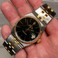 1986 Rolex Datejust Oysterquartz 17013 Black Two Tone Wristwatch with Box Papers - Hashtag Watch Company