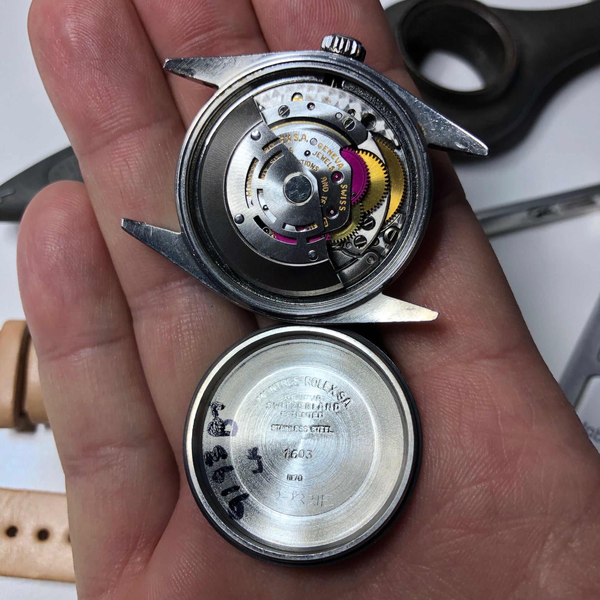 Rolex 1603 movement on sale