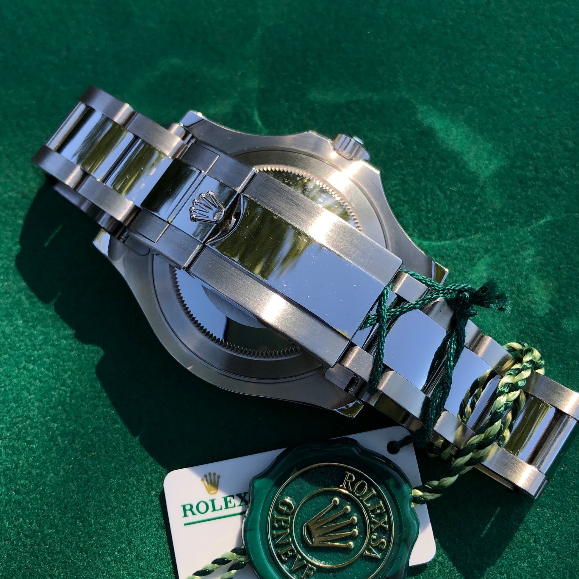 Rolex Yachtmaster 116622 Platinum Rhodium 40mm Steel Oyster Wristwatch Box Papers Circa 2019 - Hashtag Watch Company