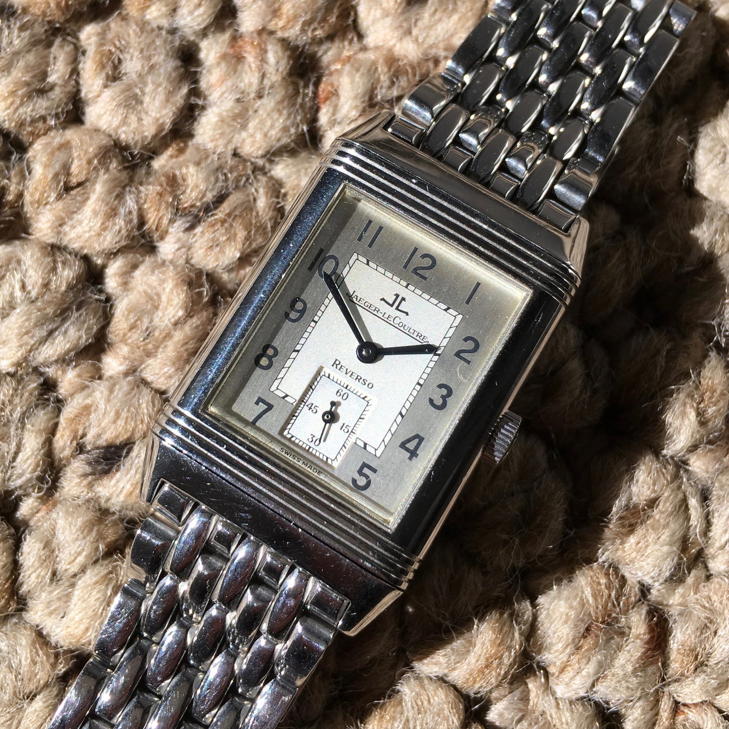 Jaeger LeCoultre Reverso Grande Taille 270.8.62 Steel Manual Wind Wristwatch - Hashtag Watch Company