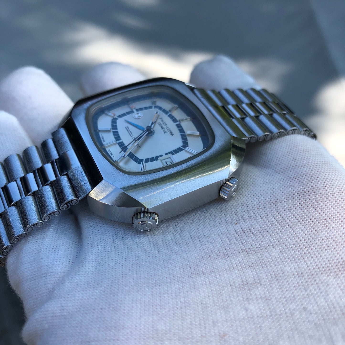 Vintage Favre Leuba Memo Raider Alarm 53153 Caliber 917 Automatic Wristwatch - Hashtag Watch Company