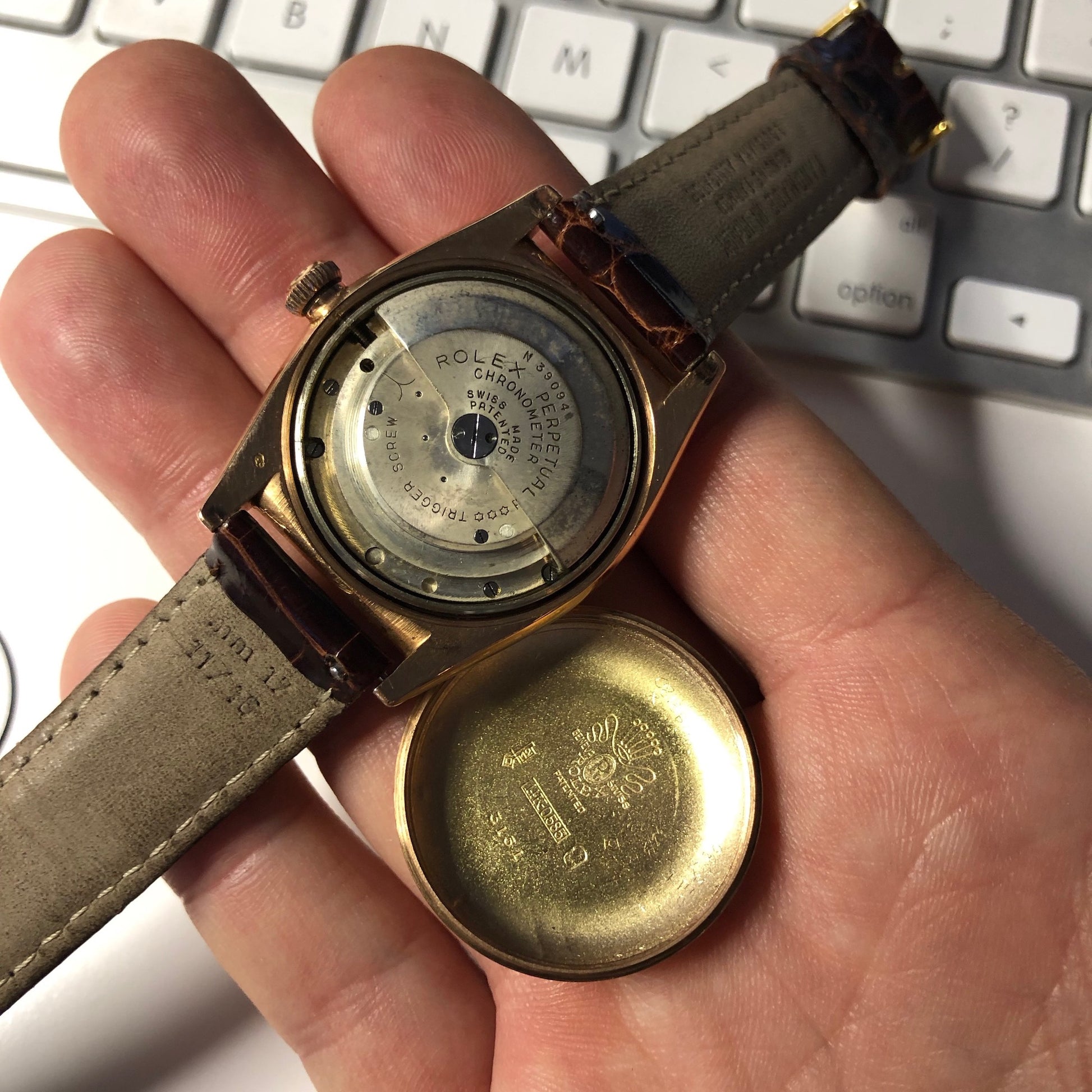 Rolex 3131 18k hot sale