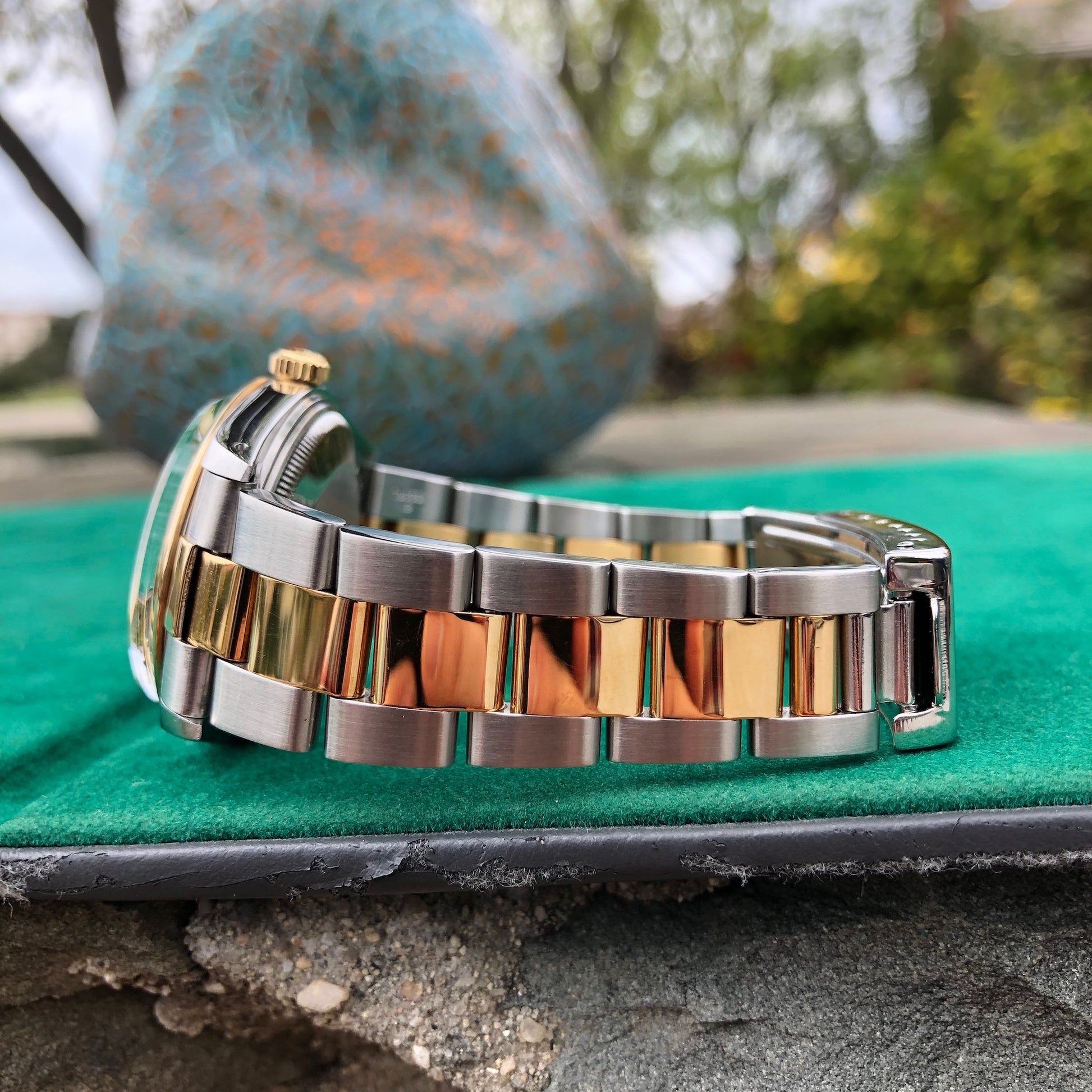 Rolex two 2025 tone oyster bracelet