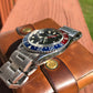 Vintage Rolex GMT MASTER 1675 Pepsi Long E Wristwatch Circa 1969 - Hashtag Watch Company