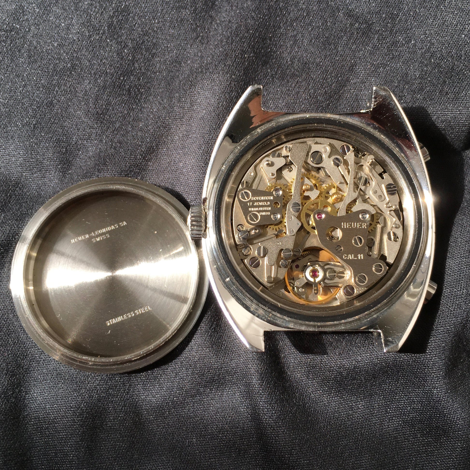 Vintage Heuer Autavia 1163 Jo Siffert Mk. IV Steel Chronograph Cal. 11 Watch 1971 - Hashtag Watch Company