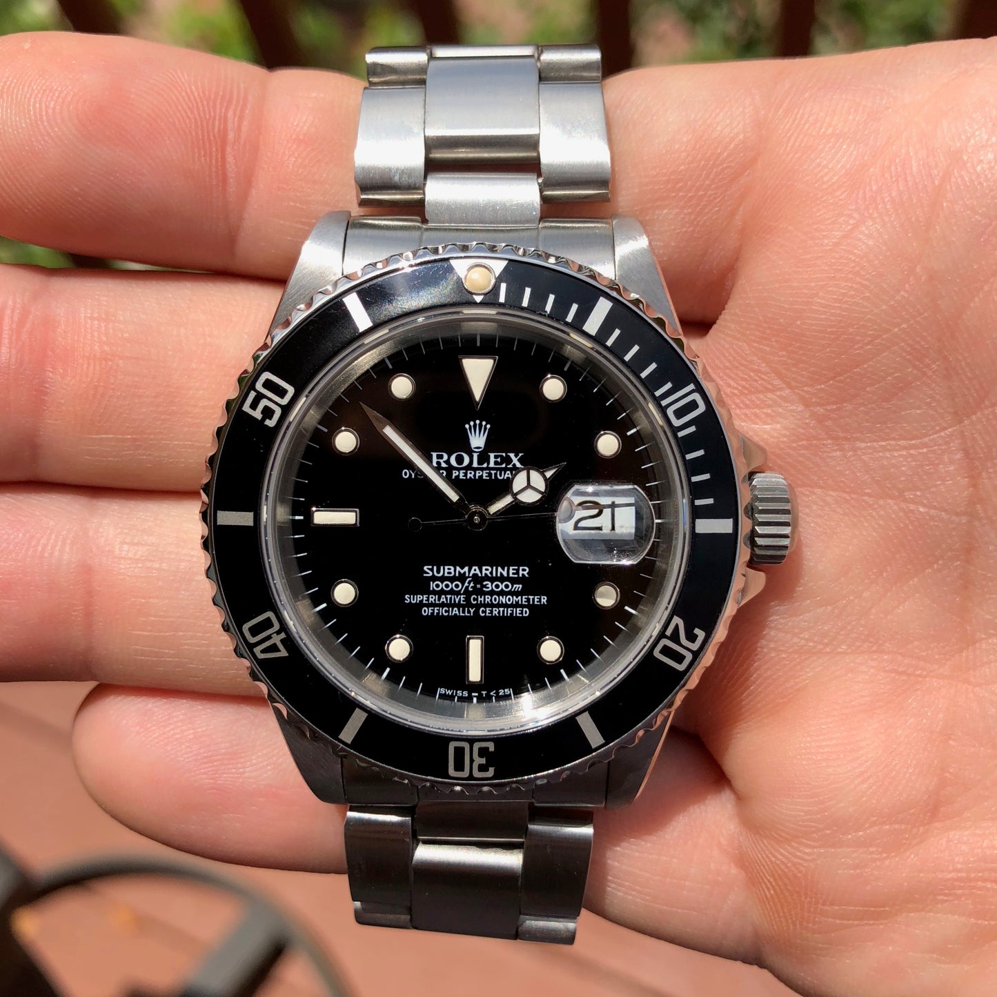 Rolex Submariner 16610 Date Stainless Steel Automatic Cal. 3135 Box & Papers Circa 1989 - Hashtag Watch Company