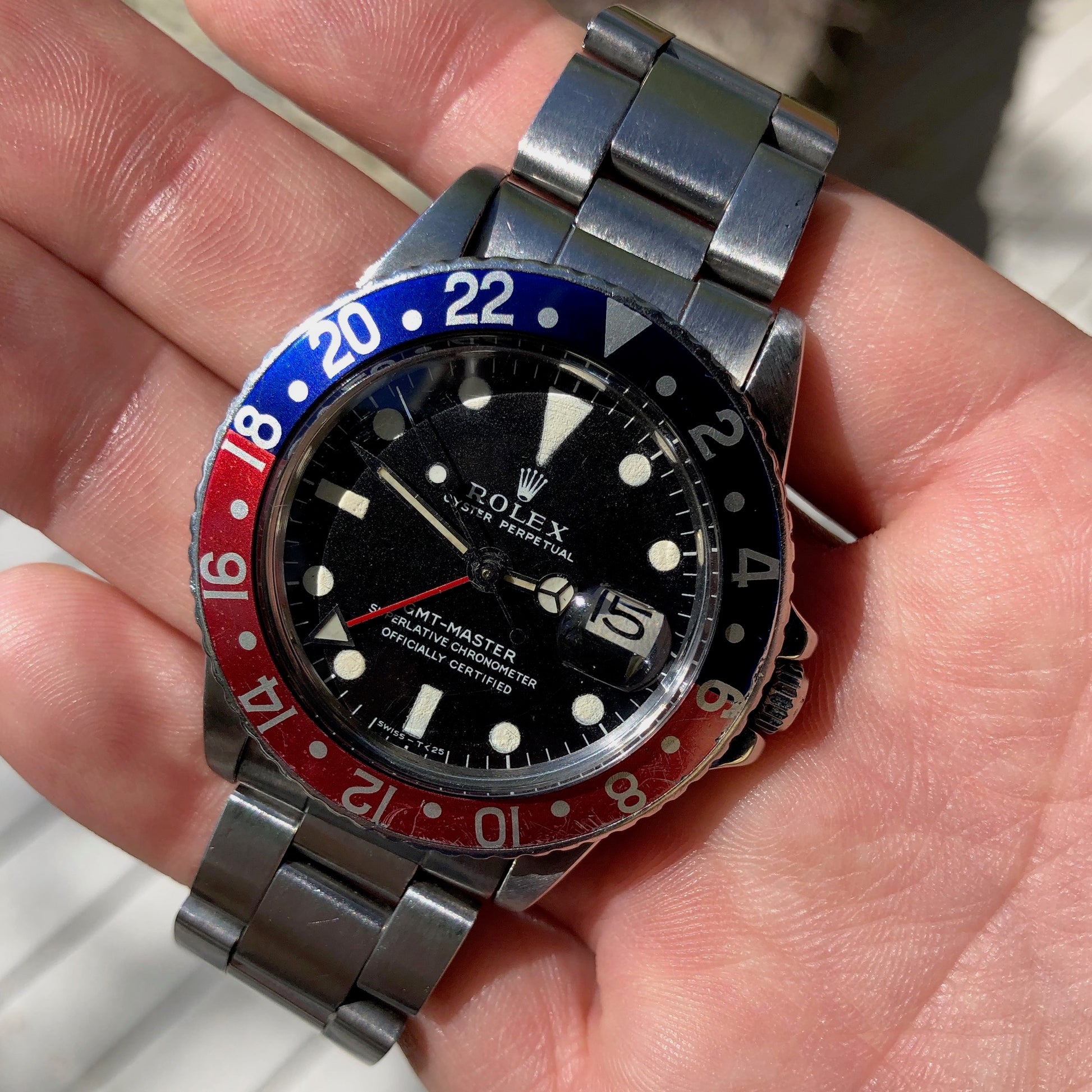 Gmt master 2025 pepsi vintage
