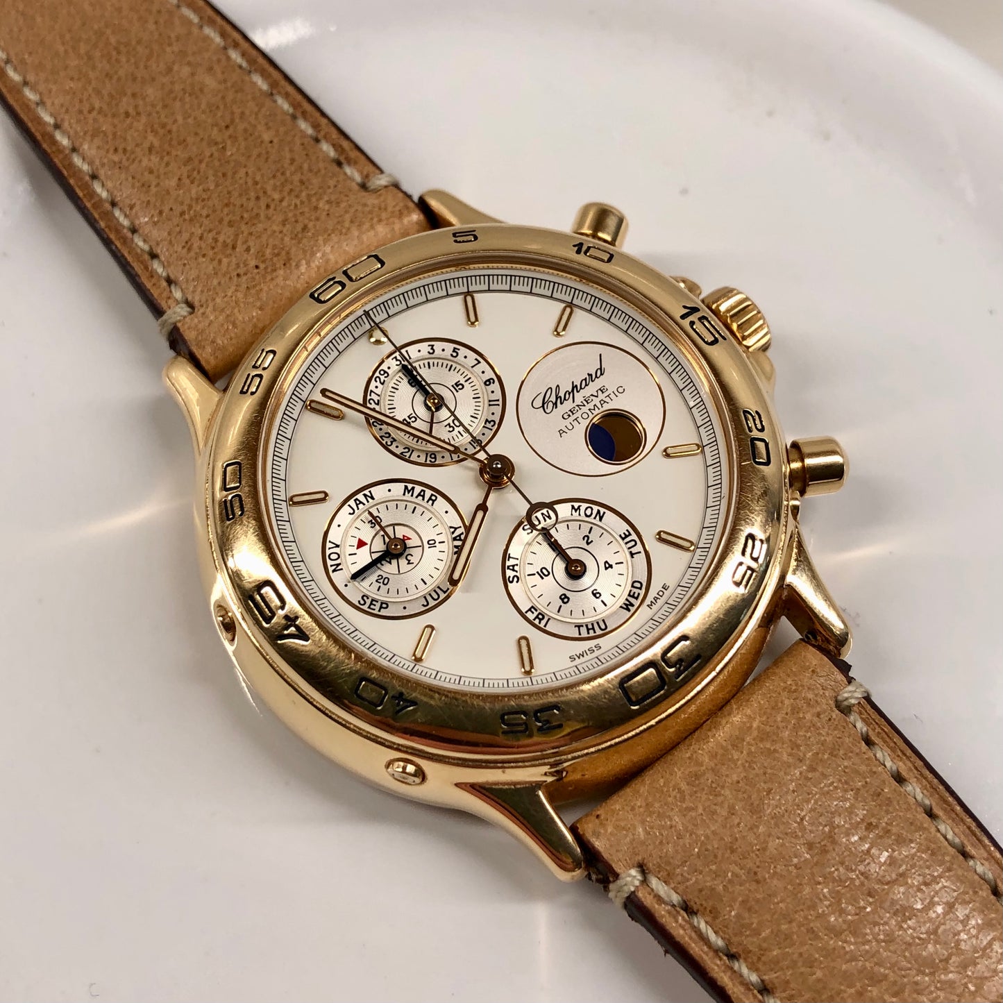 Chopard Classique Perpetual Calendar Chronograph 36/1208 41mm Automatic Limited Edition Wristwatch - Hashtag Watch Company