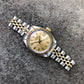 Vintage Rolex Date 6917 Ladies Two Tone Champagne Stick Steel 18K Wristwatch Circa 1979 - Hashtag Watch Company