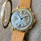 Vintage Eberhard Chronograph 5481 Gold Plated Manual Wind 40mm Large Wristwatch 1940's - Hashtag Watch Company