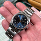2000 Rolex Air King 14000 Blue Explorer Dial Stainless Steel Wristwatch Box Papers - Hashtag Watch Company