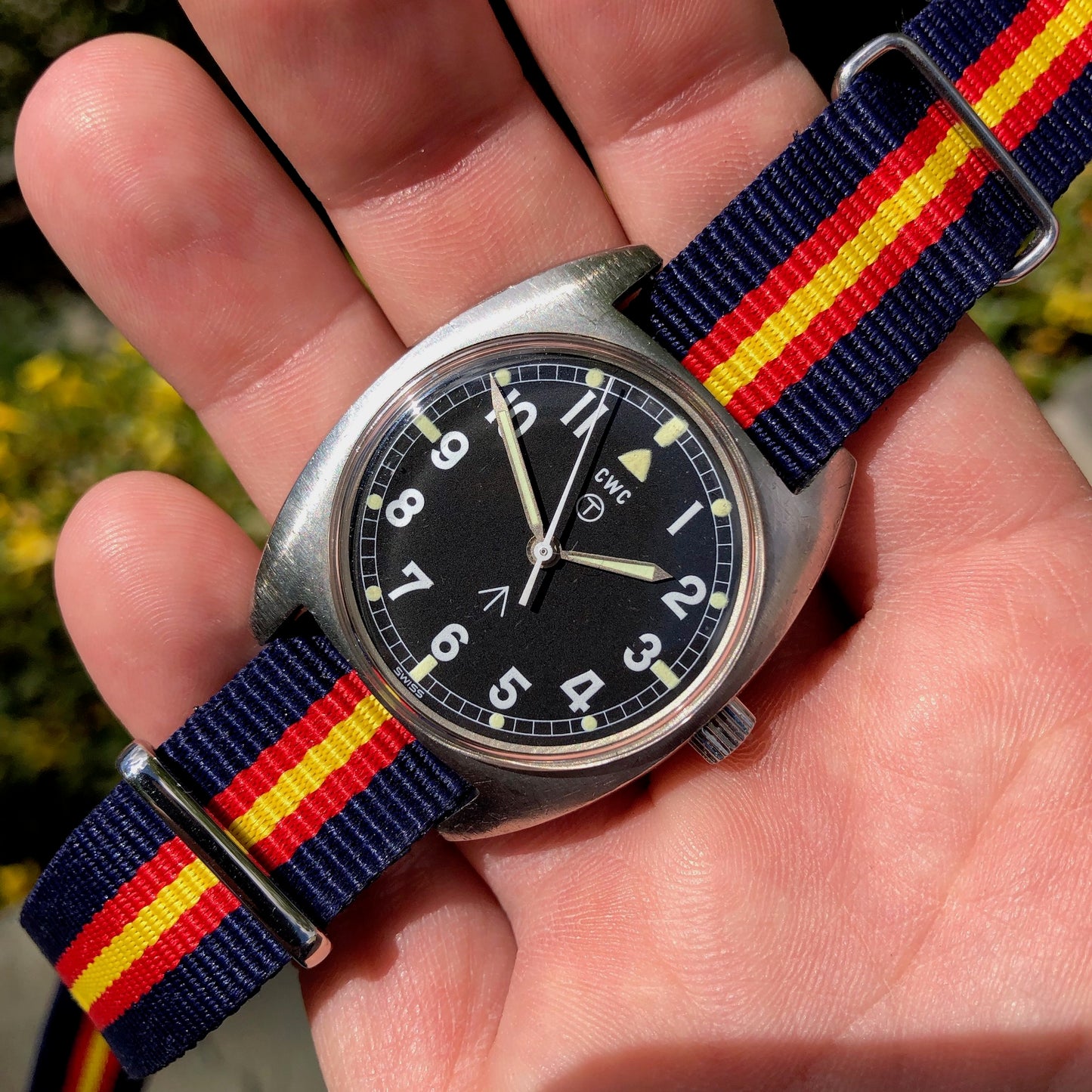 Vintage CWC W10 Military Steel Manual Wind Wristwatch Circa 1976 - Hashtag Watch Company
