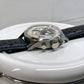 Jules Racine Gallet Chronograph Valjoux 7736 Multiscale Black Dial 37mm Steel Vintage Wristwatch Old Stock - Hashtag Watch Company