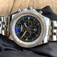 Breitling for Bentley A47362 Stainless Steel GMT Chronograph Automatic 49mm Wristwatch - Hashtag Watch Company