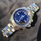 Breitling B-1 A68362 Stainless Steel Digital Analog Black Chronograph Wristwatch - Hashtag Watch Company