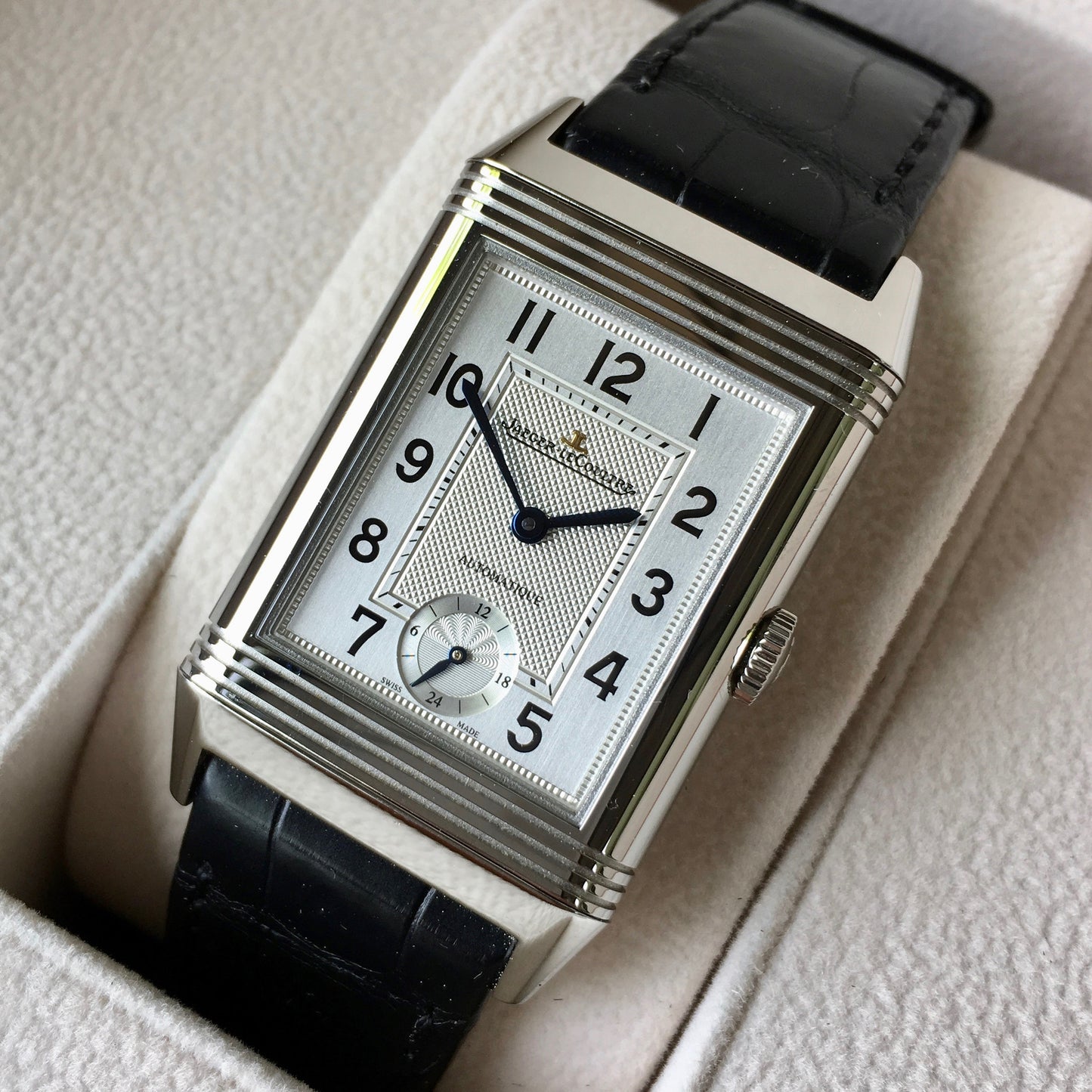 Jaeger LeCoultre Grande Reverso Day & Night Automatique Q3808420 278.8.56 Watch - Hashtag Watch Company