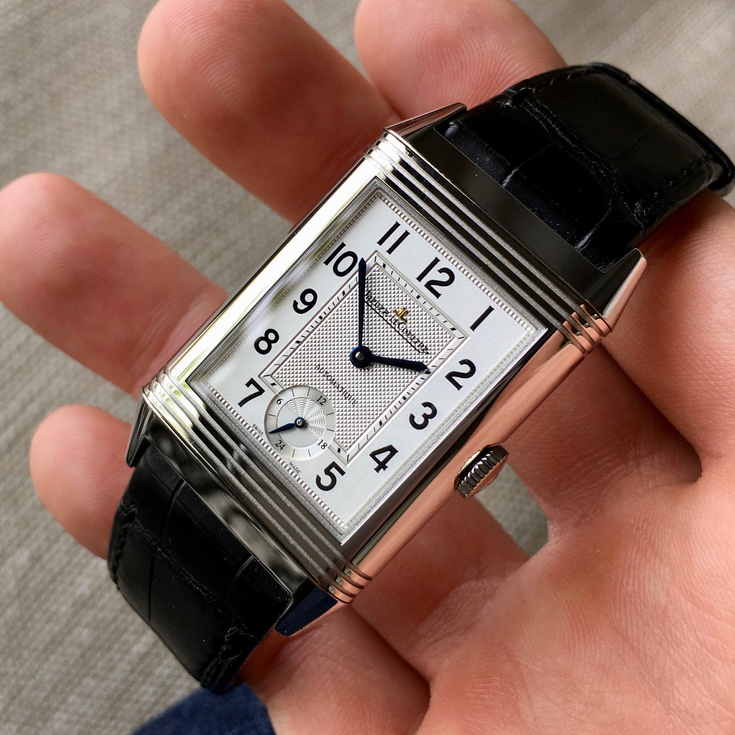 Jaeger LeCoultre Grande Reverso Day & Night Automatique Q3808420 278.8.56 Watch - Hashtag Watch Company