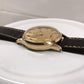 1954 Vintage Omega 9k Gold Made in England Arabic Dial Wristwatch with Original Box and Receipt - Hashtag Watch Company