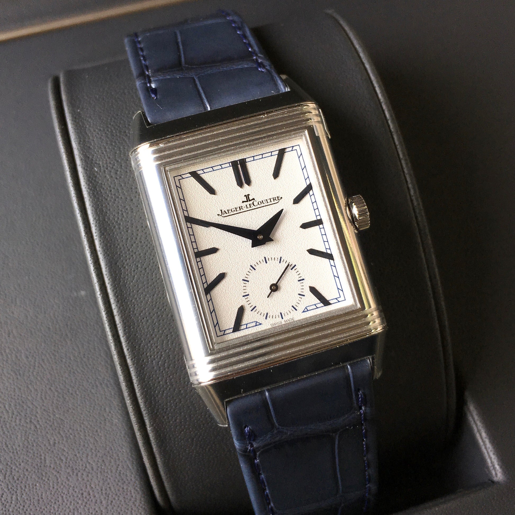 Jaeger LeCoultre Reverso Tribute Duoface Q3908420 Stainless Steel Anniversary Wristwatch - Hashtag Watch Company
