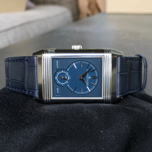 Jaeger LeCoultre Reverso Tribute Duoface Q3908420 Stainless Steel Anniversary Wristwatch - Hashtag Watch Company