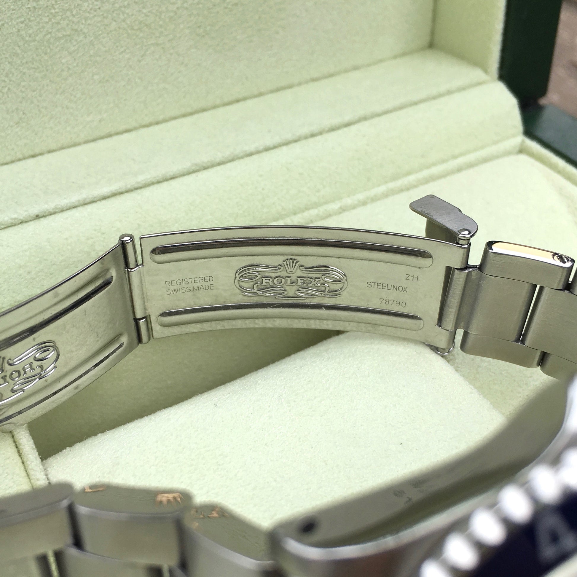Rolex GMT Master II 16710 Stainless Steel Pepsi "U" Serial Wristwatch Box Papers Circa 1997 - Hashtag Watch Company